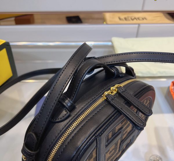 Fendi Mini O’Lock Camera Case In Calf Leather