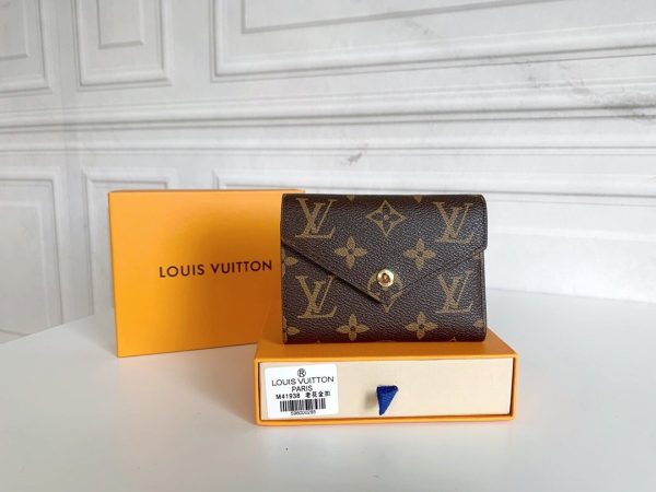 Louis Vuitton M62472 Victorine Monogram Wallet Canvas Women’s