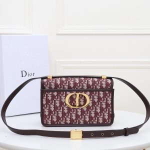 Dior 2-In-1 30 Montaigne Pouch Blue Dior Oblique Jacquard Women