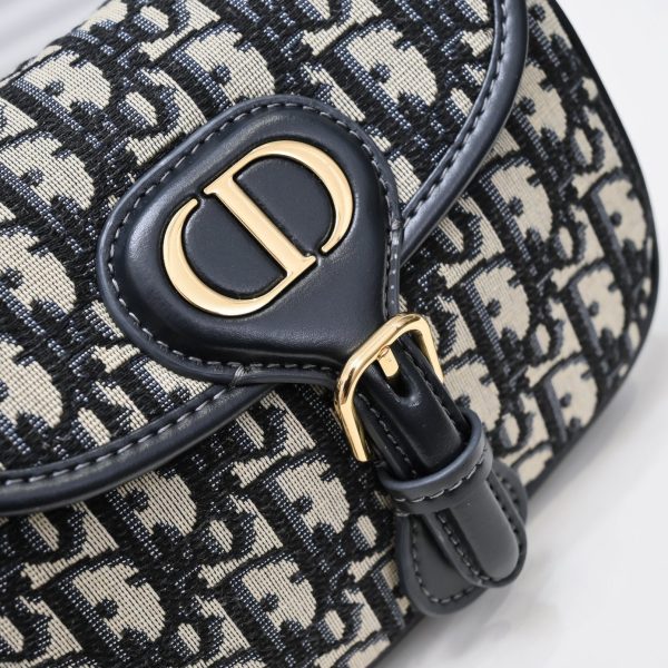 Dior Medium Dior Bobby Bag Blue Dior Oblique Jacquard Women