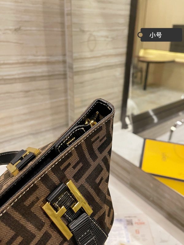 FENDI Zucca Canvas Hand Bag