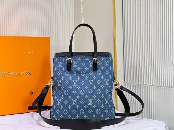 Louis Vuitton Onthego MM Tote Bag Denim