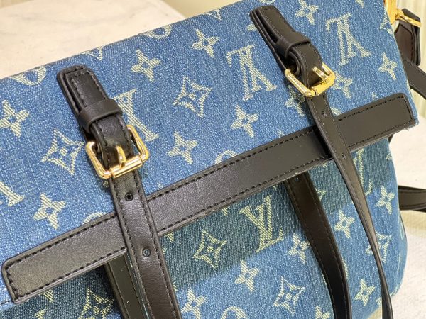 Louis Vuitton Onthego MM Tote Bag Denim