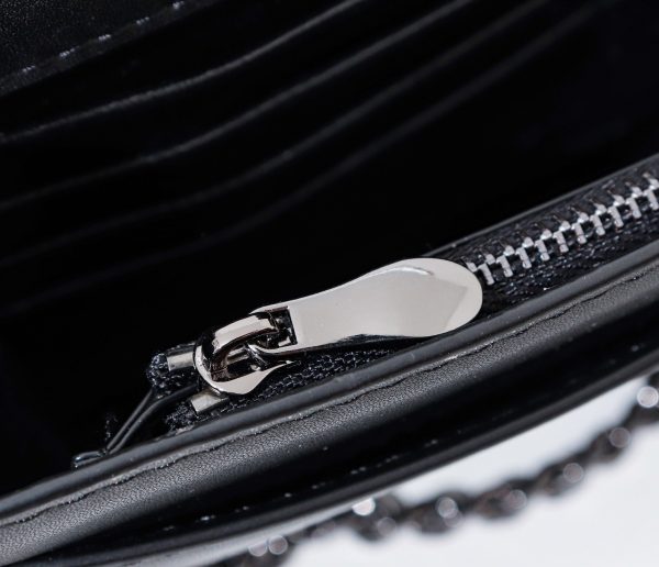 DIOR Long Saddle Wallet with Chain