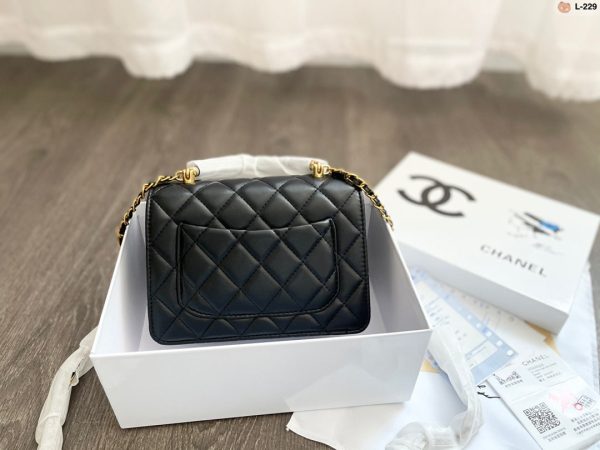 Chanel Mini Flap Bag With Top Handle