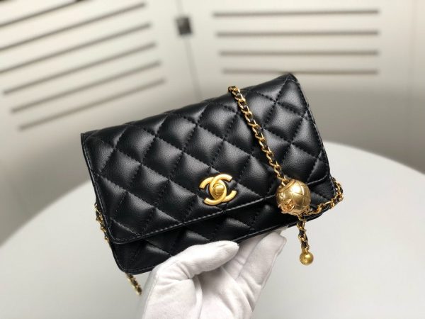 Chanel Matelasse Ball Chain Wallet