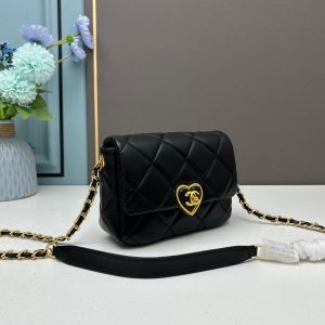 Chanel Love Enamel Black Bag