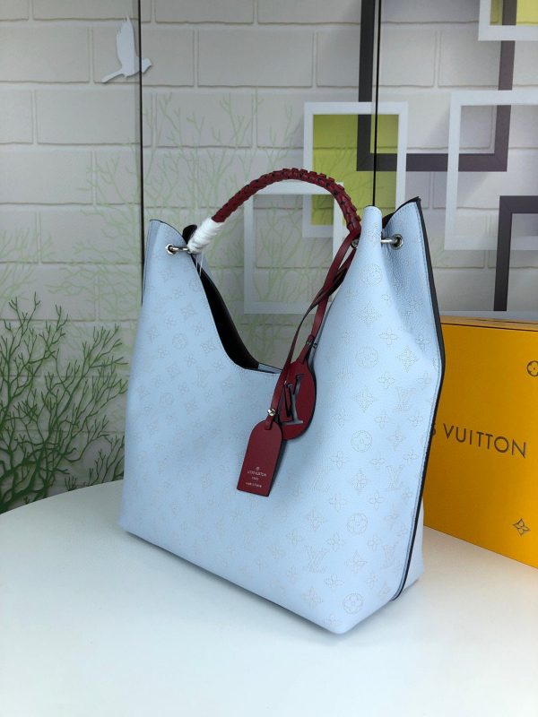 Louis Vuitton Carmel Hobo Bag ‘Mouse Grey’