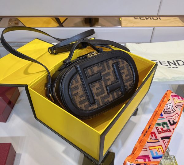 Fendi Mini O’Lock Camera Case In Calf Leather