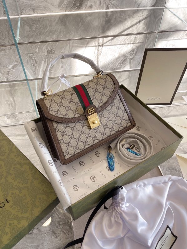 Gucci Ophidia GG Small Top Handle Bag