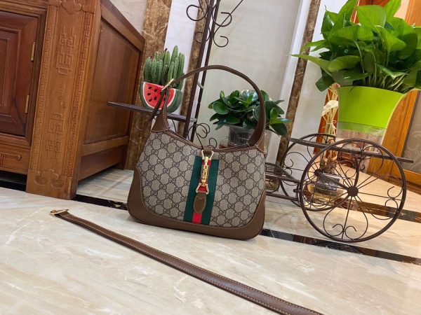 Gucci Jackie 1961 Mini Shoulder Bag Brown