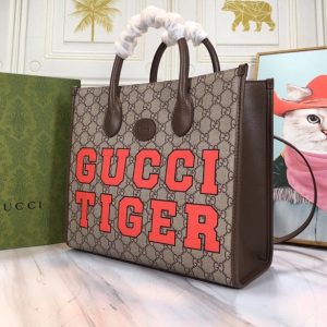 Gucci Tiger Gg Medium Tote Bag