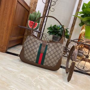 Gucci Jackie 1961 Mini Shoulder Bag Brown