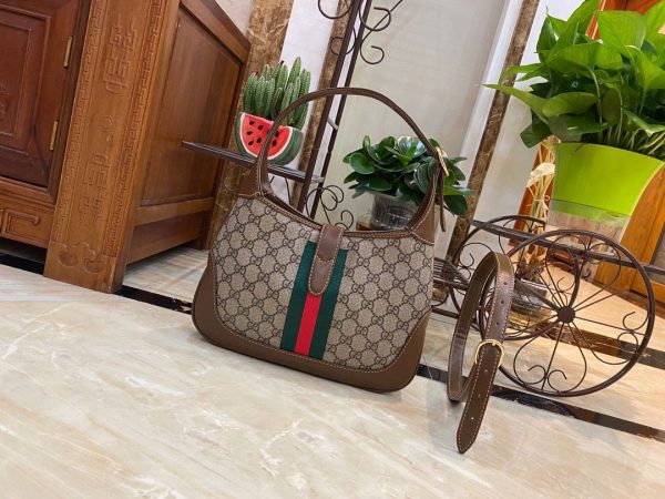 Gucci Jackie 1961 Mini Shoulder Bag Brown