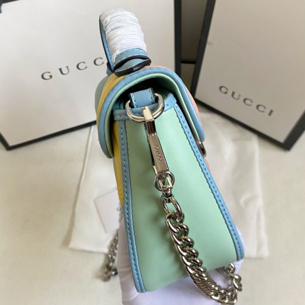 GG Marmont Small Shoulder Bag in Pastel Multicolour