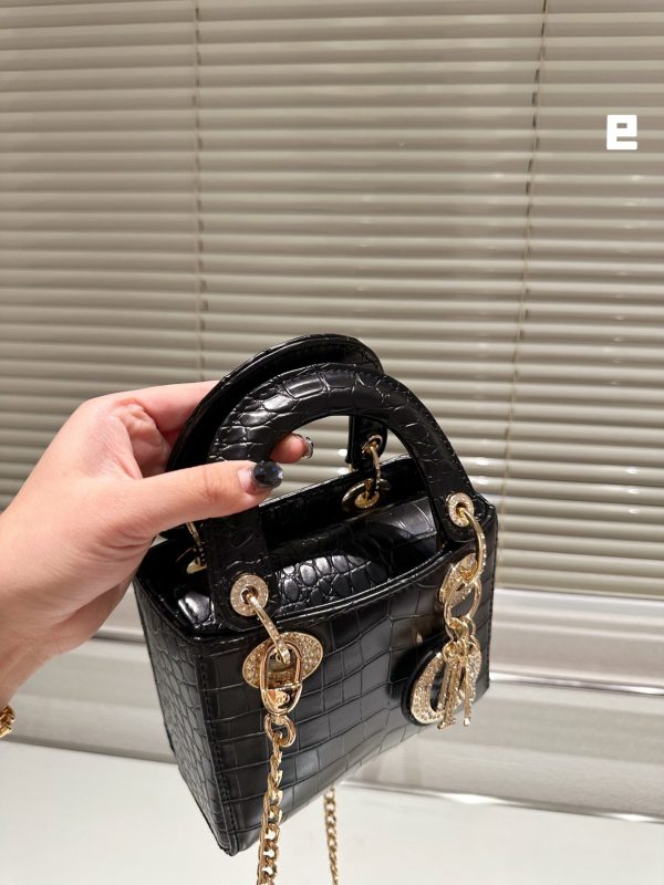 Mini Crocodile Leather Bag