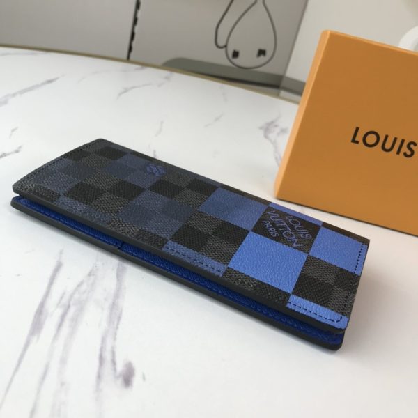 LOUIS VUITTON Pocket Organizer Graphite Damier