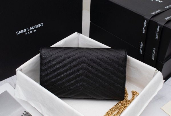 Saint Laurent Cassandre Chain Wallet