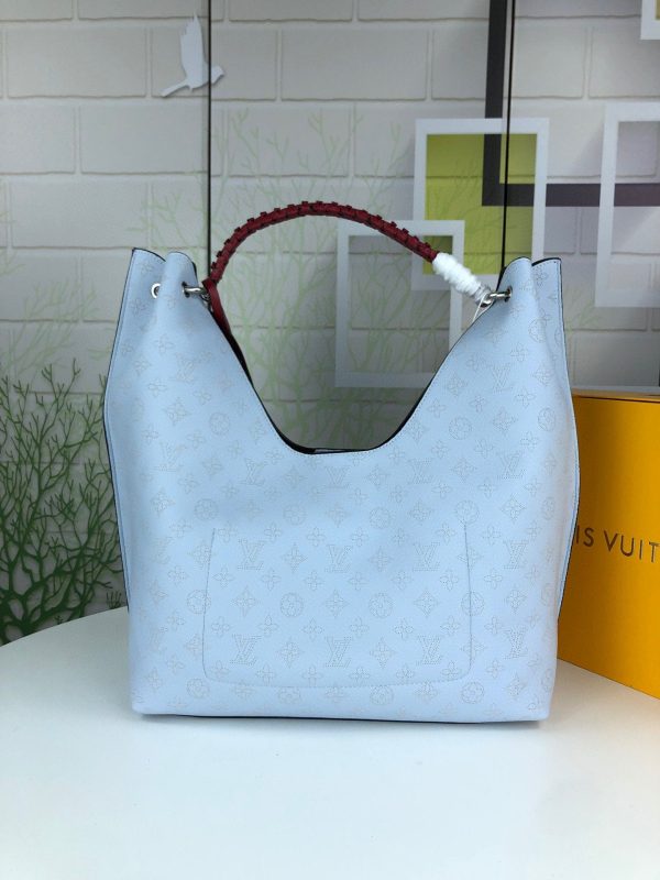 Louis Vuitton Carmel Hobo Bag ‘Mouse Grey’