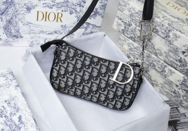 Christian Dior Trotter Crossbody Bag – Black