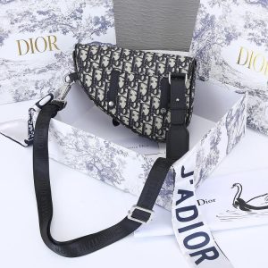 Dior Saddle Bag Oblique Jacquard