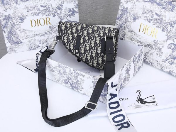 Dior Saddle Bag Oblique Jacquard