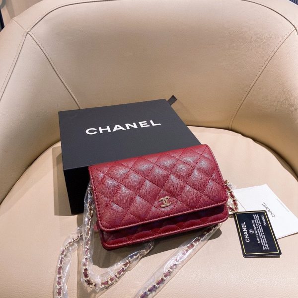 CHANEL WOC MINI RED