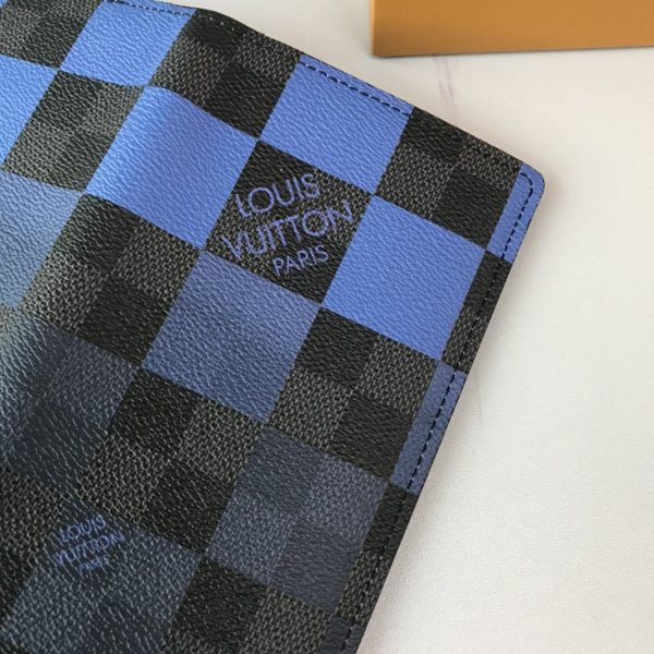 LOUIS VUITTON Pocket Organizer Graphite Damier