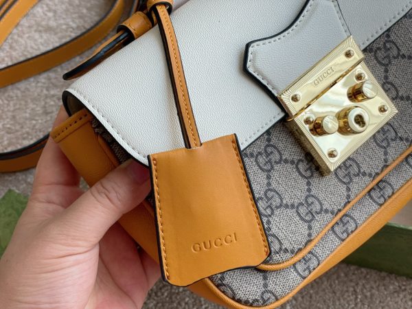 Gucci Padlock Front Pocket Flap Shoulder Bag