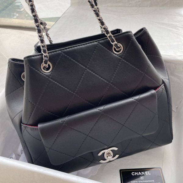 Chanel 23K Duma Backpack Black