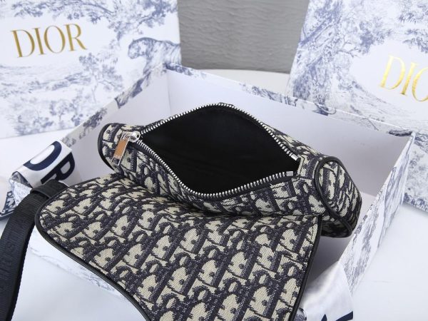 Dior Saddle Bag Oblique Jacquard