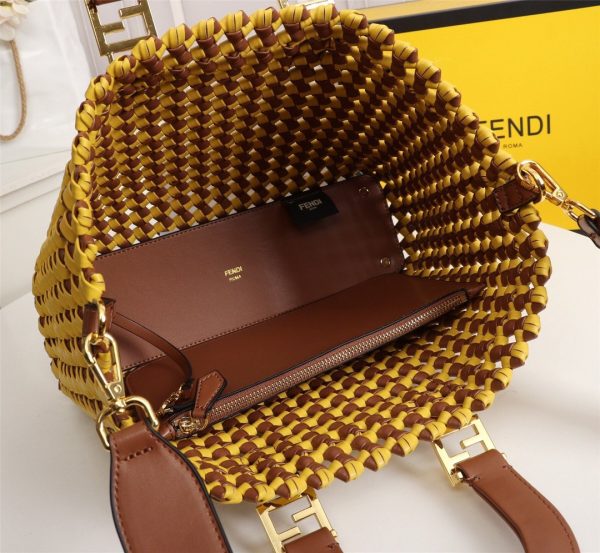 FENDI Handbags T. Leather Yellow