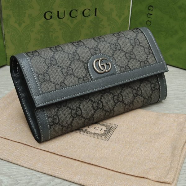 Gucci Wallets Black Grey