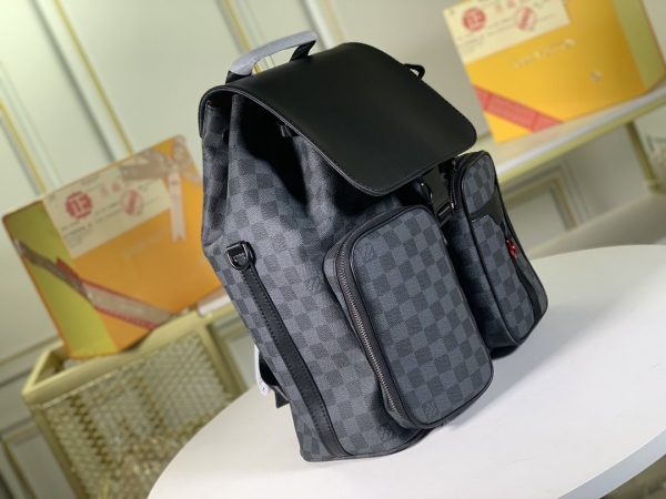 Louis Vuitton Utility Backpack Damier Graphite