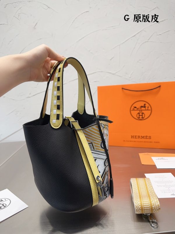 Hermes　Picotin Lock　Tressage De Cuir