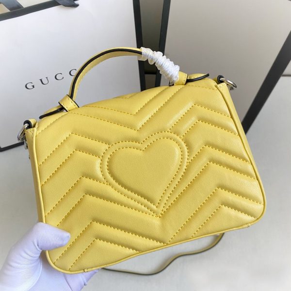 GUCCI GG Marmont mini top handle bag