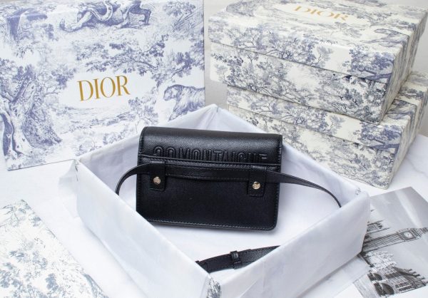 Dior 2-In-1 30 Montaigne Pouch Blue Dior Oblique Jacquard Women