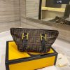 FENDI Zucca Canvas Hand Bag