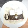 LOUIS VUITTON LOCKY BB MONOGRAM CANVAS COQUELICOT HANDBAG