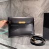 Saint Laurent Women Manhattan Box Leather Shoulder Bag