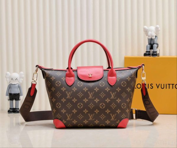 Louis Vuitton Monogram Canvas Flandrin Red Bag