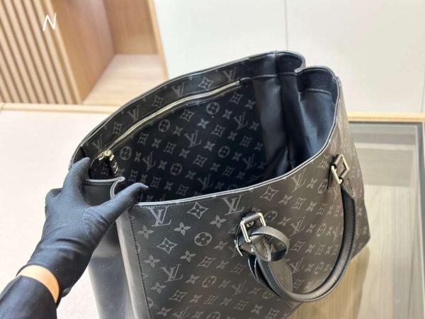 LOUIS VUITTON Louis Vuitton Monogram Eclipse Canvas Grand Sac Bag