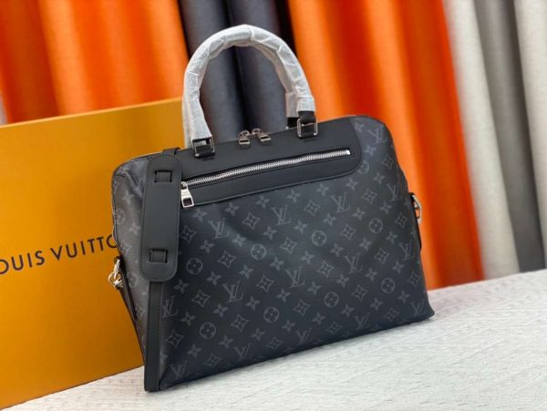 LV Odyssey Briefcase Monogram Eclipse Canvas Best Quality