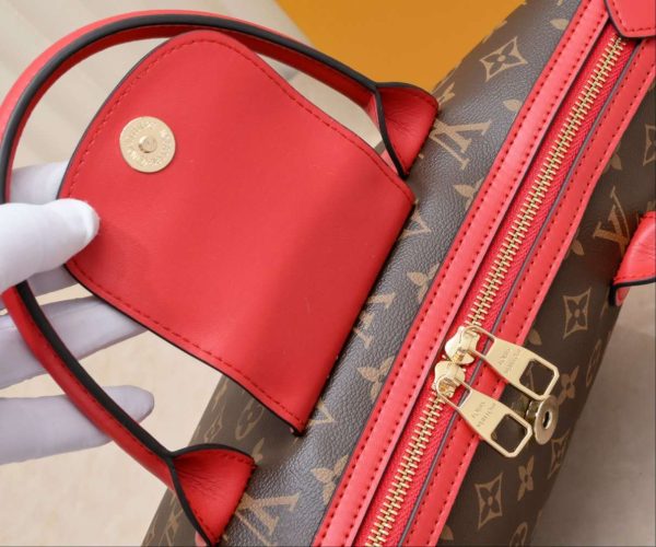 Louis Vuitton Monogram Canvas Flandrin Red Bag