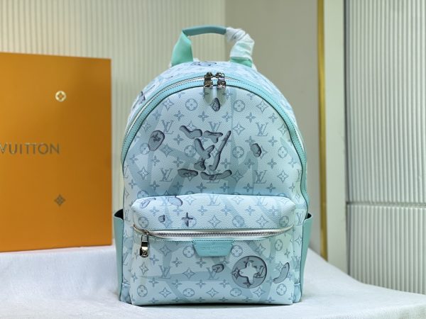 LOUIS VUITTON DISCOVERY BACKPACK CRYSTAL BLUE