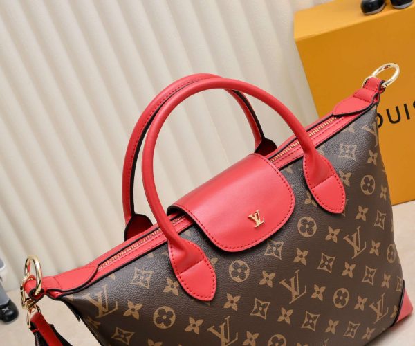 Louis Vuitton Monogram Canvas Flandrin Red Bag