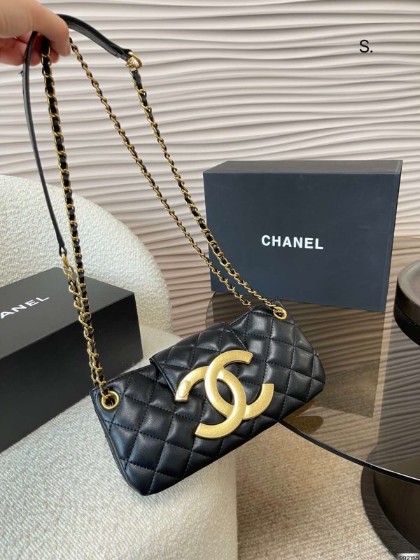 Chanel 24C Big Logo Baguette Bag