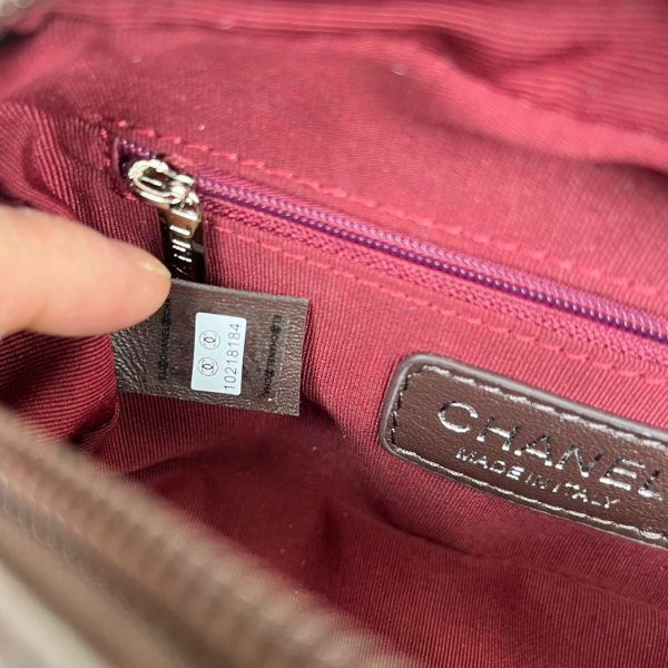 Chanel Brown Cambon Ligne Shoulder Bag Dark brown