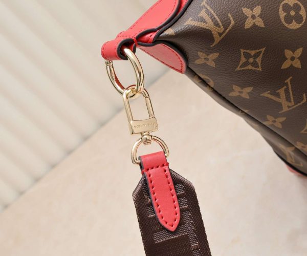 Louis Vuitton Monogram Canvas Flandrin Red Bag