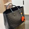 LOUIS VUITTON Louis Vuitton Monogram Eclipse Canvas Grand Sac Bag